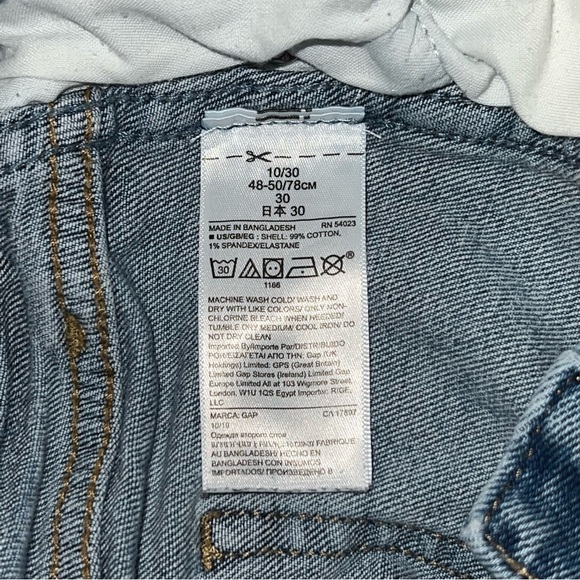 GAP Denim Women’s Distressed Blue Jean Shorts Size 31 - Picture 4 of 4